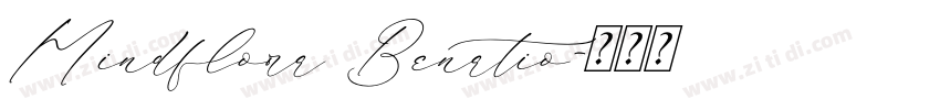 Mindflora Benatio字体转换